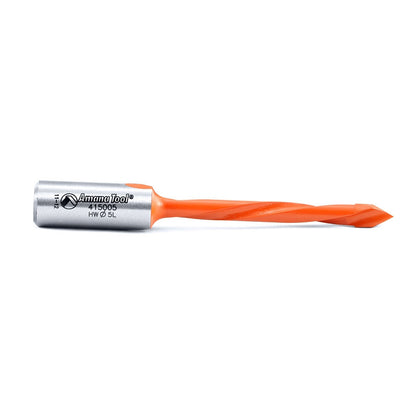Amana Tool - 415005 - 5MM THROUGH-HOLE L/H 77MM LONG
