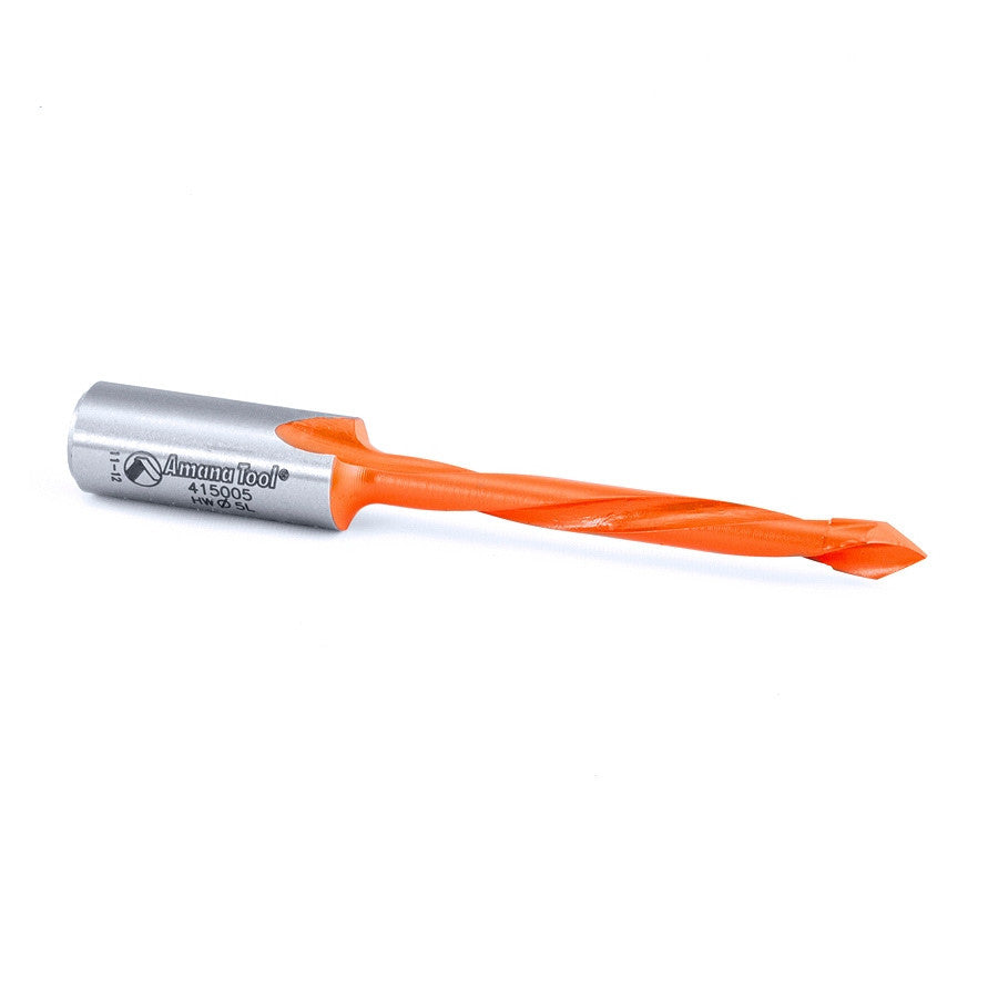 Amana Tool - 415005 - 5MM THROUGH-HOLE L/H 77MM LONG