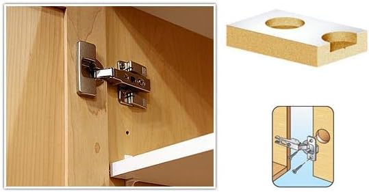 Amana Tool - HBM-102 3-Pc Hinge Boring 57 Long x 10mm Shank Carbide Tipped Bit Set