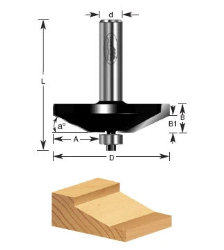 Amana Tool - 420-30 - TIMBERLINE RAISED PANEL BIT