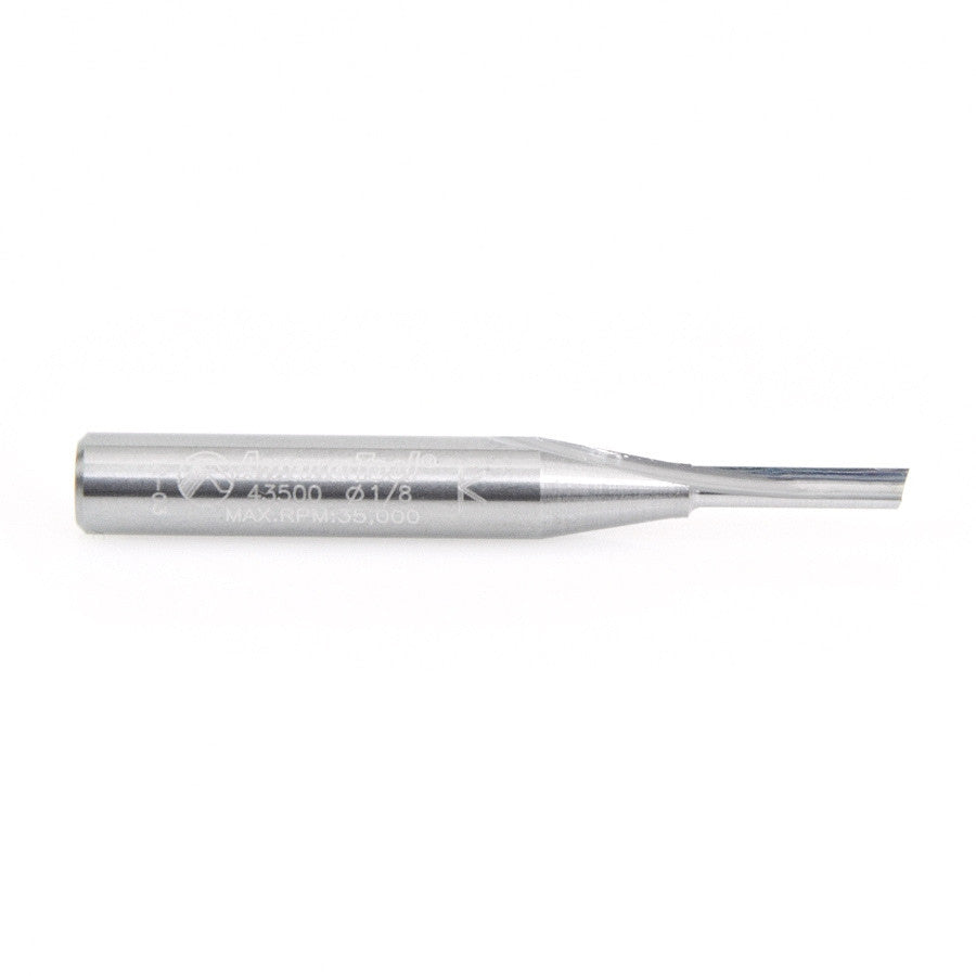 Amana Tool - 43500 - 1 FLUTE PLUNGE 1/8" DIA. S.C.