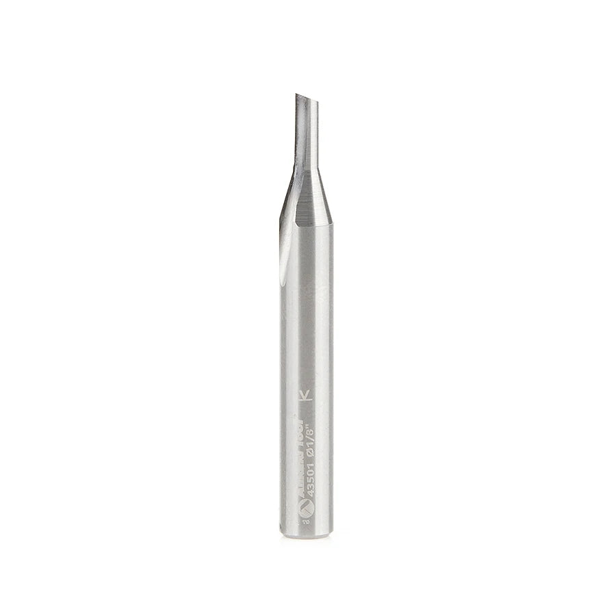Amana Tool - 43501 - 1/8" SC 1FL STRAIGHT PLASTIC
