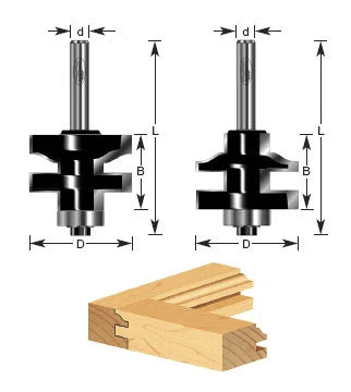 Amana Tool - 440-24 - STILE AND RAIL OGEE STYLE SET