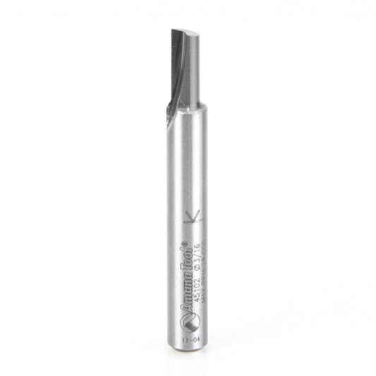 Amana Tool - 45102 - SINGLE FLUTE 3/16 DIA. 1/4 SHK