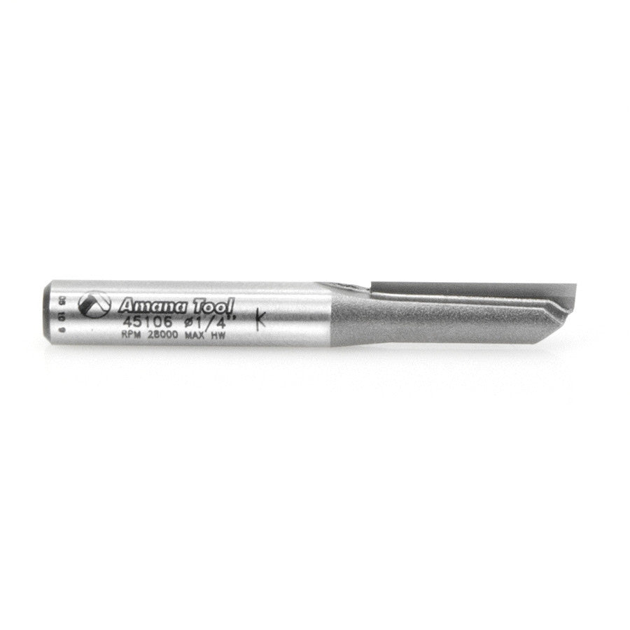 Amana Tool - 45106 - SINGLE FLUTE 1/4 DIA. 1/4 SHK