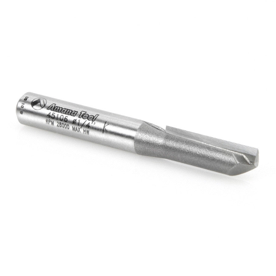 Amana Tool - 45106 - SINGLE FLUTE 1/4 DIA. 1/4 SHK