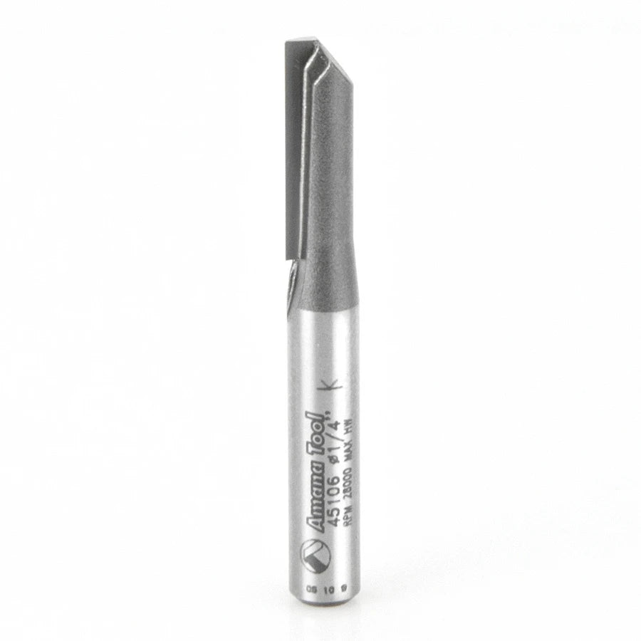 Amana Tool - 45106 - SINGLE FLUTE 1/4 DIA. 1/4 SHK
