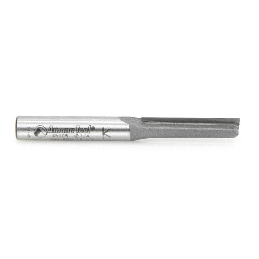 Amana Tool - 45108 - SINGLE FLUTE 1/4 DIA. 1/4 SHK