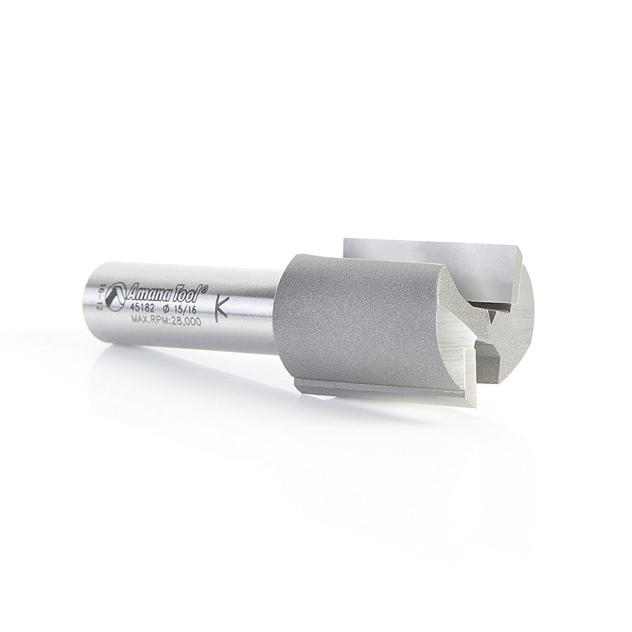 Amana Tool - 45182 - 2 FL 15/16" DIA x 1/2" SHANK