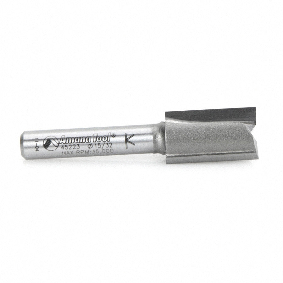 Amana Tool - 45223 - 2 FLUTE 15/32 DIA 1/4 SHANK