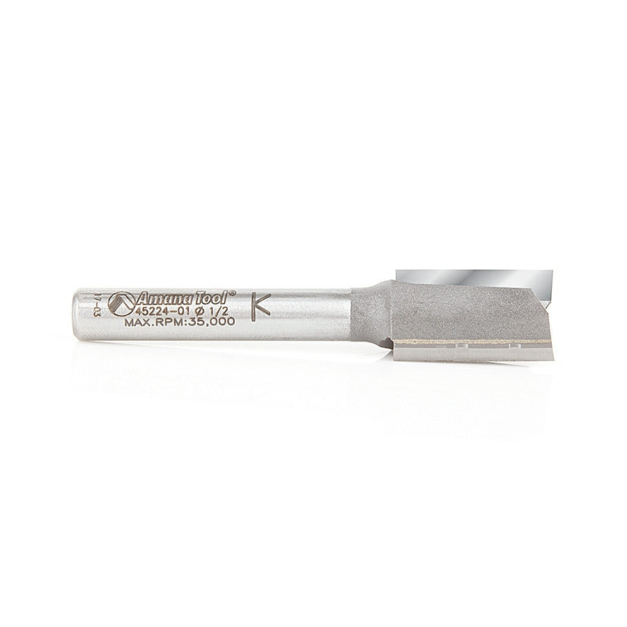 Amana Tool - 45224-01 - 2FL 1/2"DIA x3/4"CL x1/4"SHANK