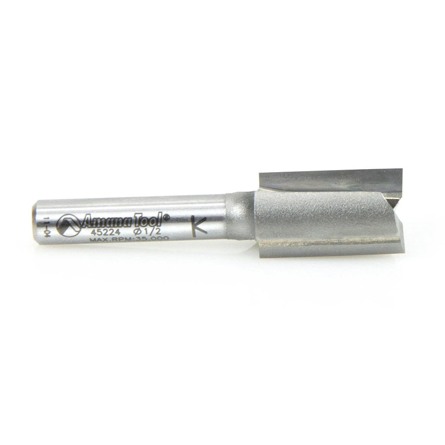 Amana Tool - 45224 - 2 FLUTE 1/2  DIA. 1/4 SHANK