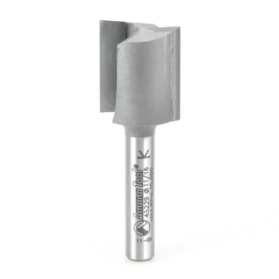 Amana Tool - 45229 - 2 FLUTE 11/16 DIA. 1/4 SHANK