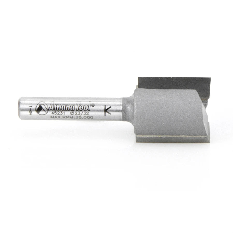 Amana Tool - 45231 - 2 FLUTE 23/32 DIA.1/4 SHANK
