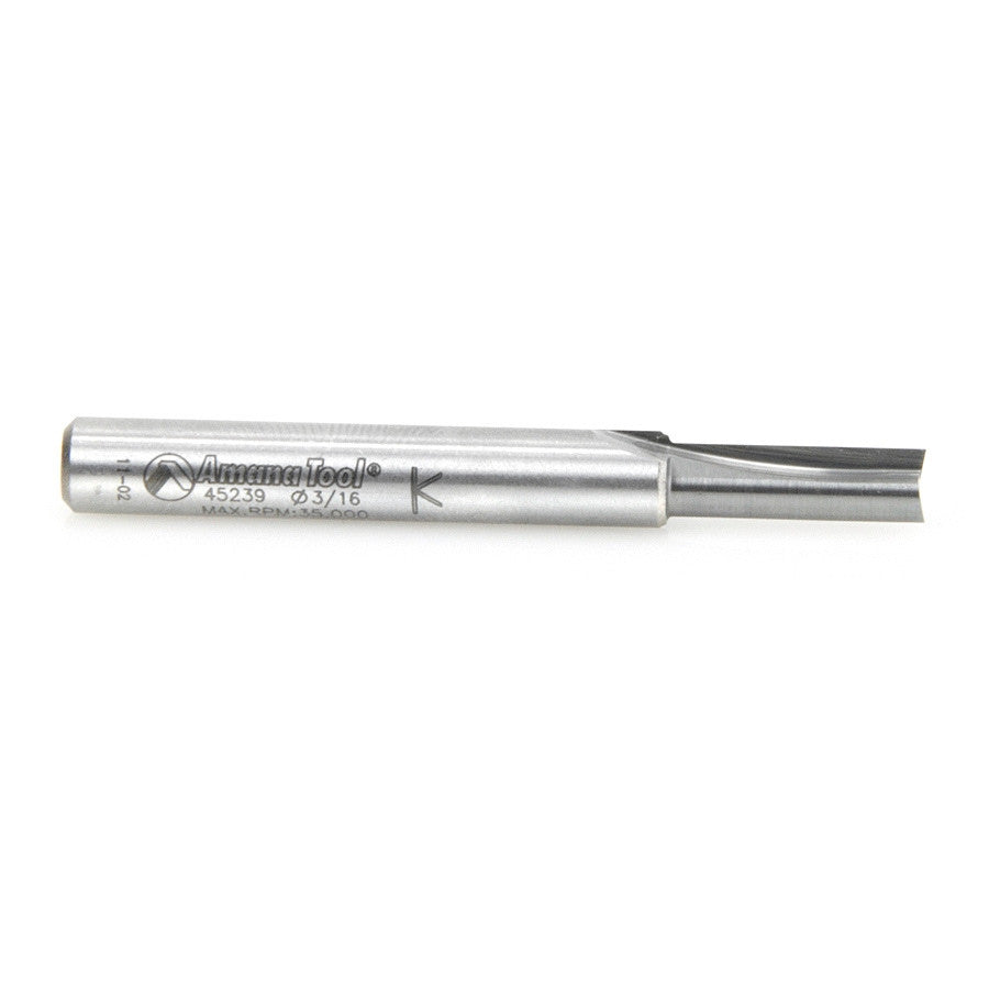 Amana Tool - 45239 - 2 FLUTE 3/16 DIA. 1/4 SHANK