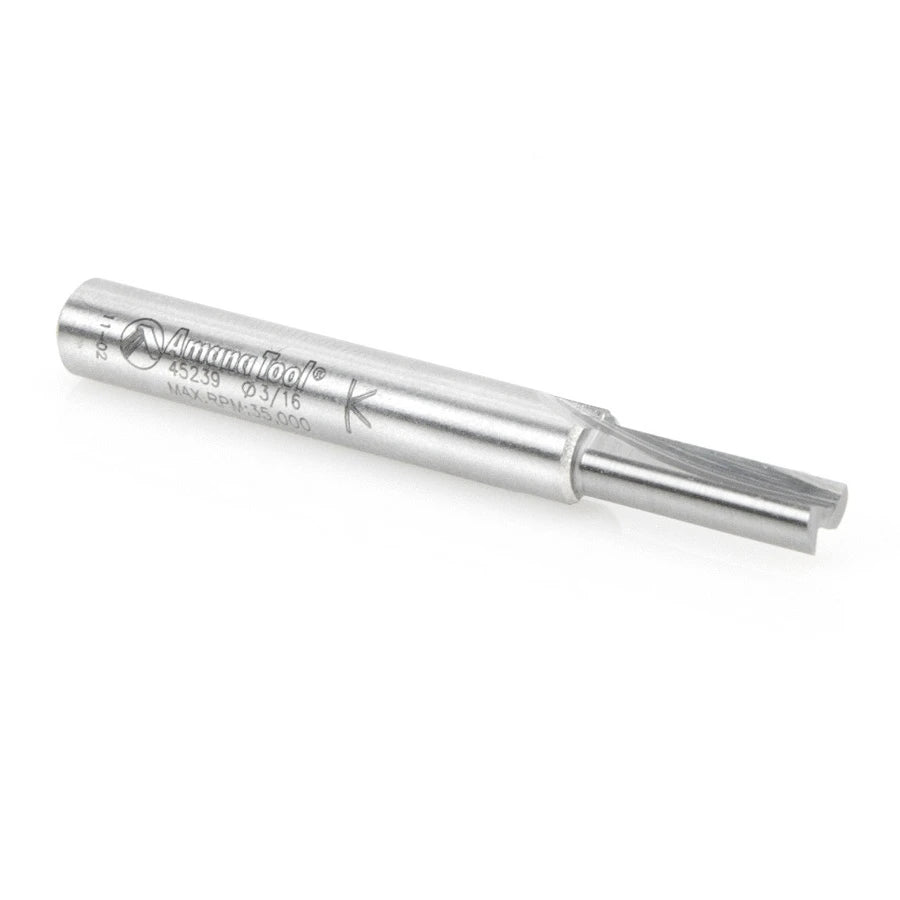 Amana Tool - 45239 - 2 FLUTE 3/16 DIA. 1/4 SHANK
