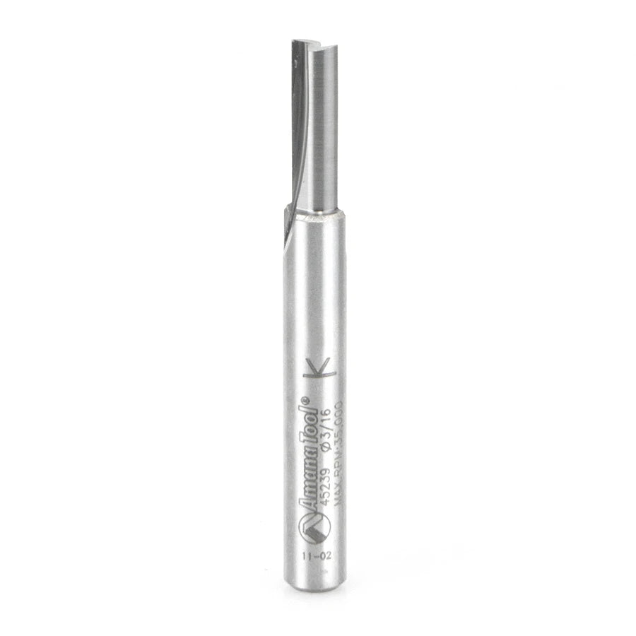 Amana Tool - 45239 - 2 FLUTE 3/16 DIA. 1/4 SHANK