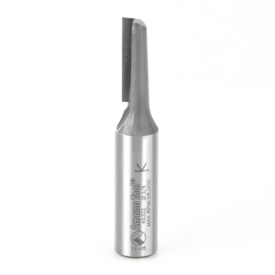 Amana Tool - 45302 - SINGLE FLUTE 3/8 DIA. 1/2 SHK