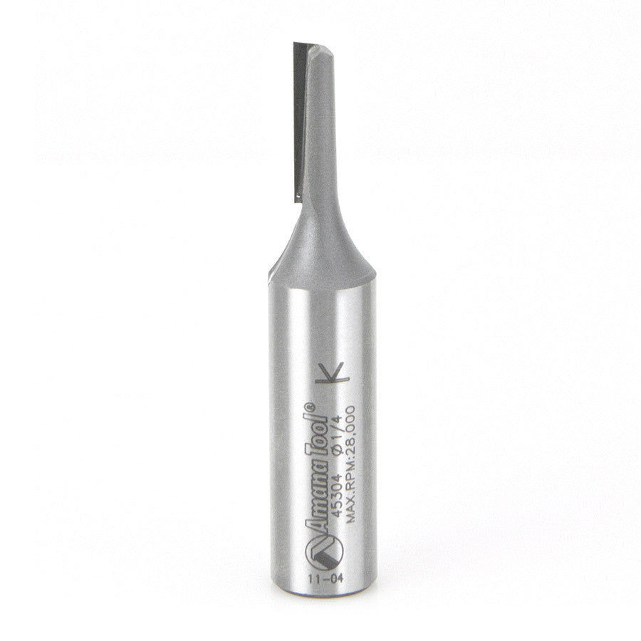 Amana Tool - 45304 - SINGLE FLUTE 1/4 DIA. 1/2 SHK