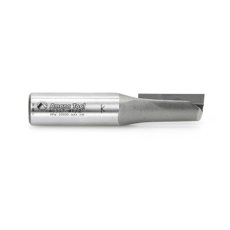 Amana Tool - 45307 - SINGLE FLUTE 1/2 DIA. 1/2 SHK