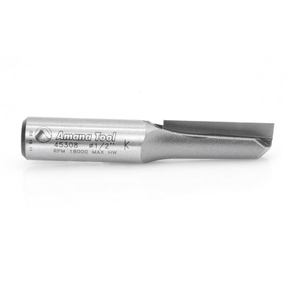 Amana Tool - 45308 - SINGLE FLUTE 1/2  DIA. 1/2 SHK