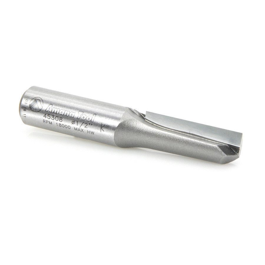 Amana Tool - 45308 - SINGLE FLUTE 1/2  DIA. 1/2 SHK