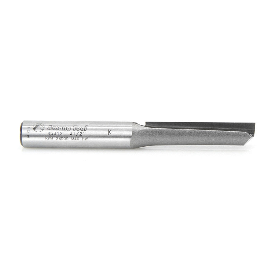 Amana Tool - 45312 - SINGLE FLUTE 1/2  DIA. 1/2 SHK