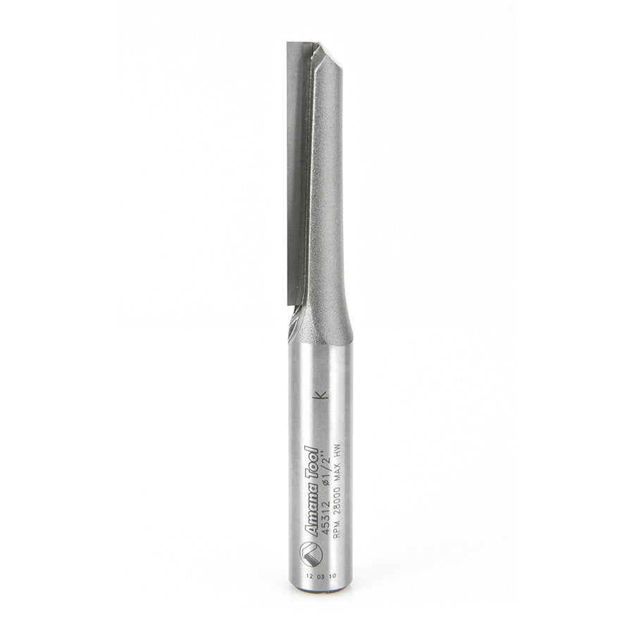 Amana Tool - 45312 - SINGLE FLUTE 1/2  DIA. 1/2 SHK