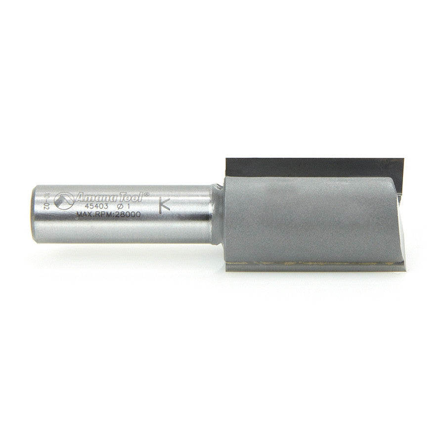 Amana Tool - 45403 - 2 FLUTE 1"  DIA  1/2 SHANK
