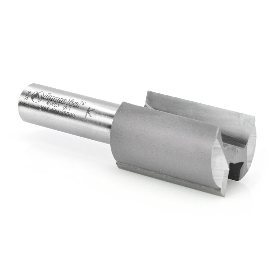 Amana Tool - 45403 - 2 FLUTE 1"  DIA  1/2 SHANK