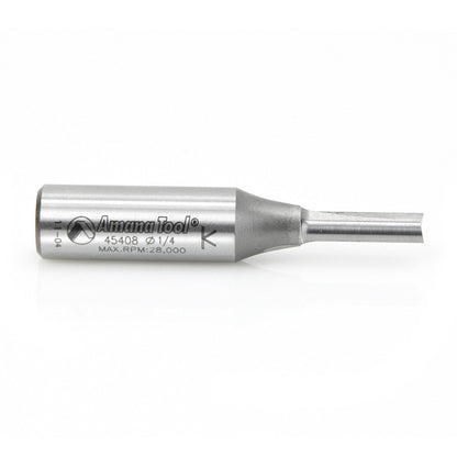Amana Tool - 45408 - 2 FLUTE 1/4 DIAMETER 1/2 SHANK