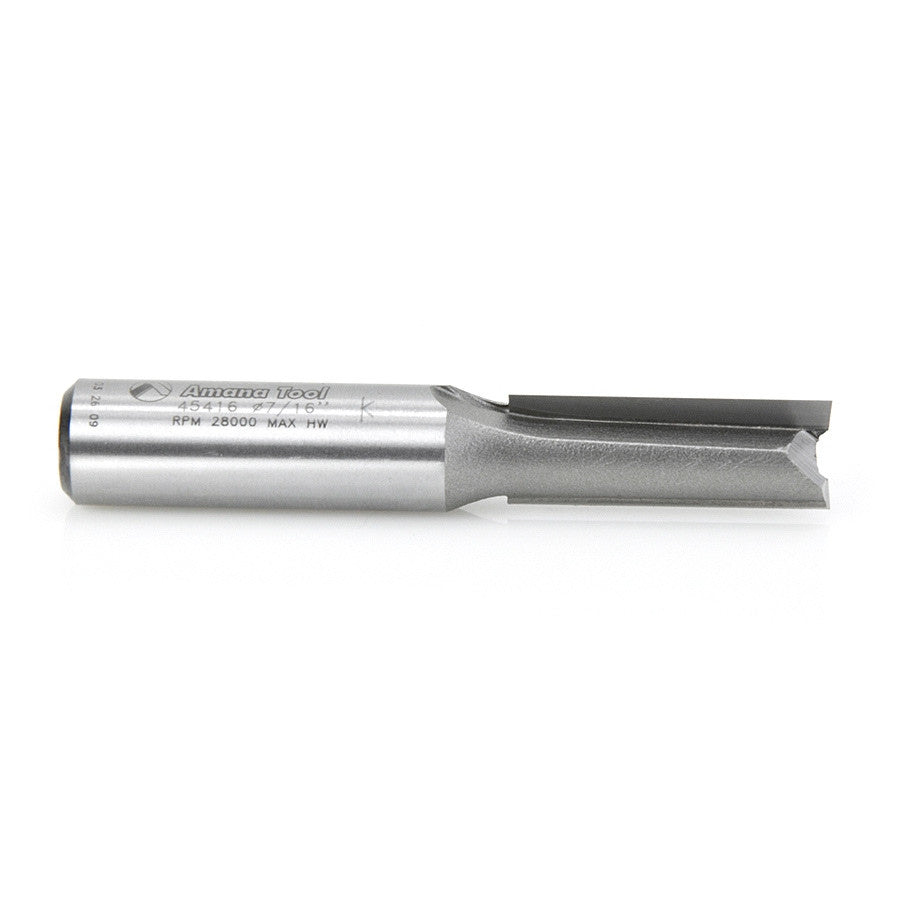 Amana Tool - 45416 - 2 FLUTE 7/16 DIA  1/2 SHANK