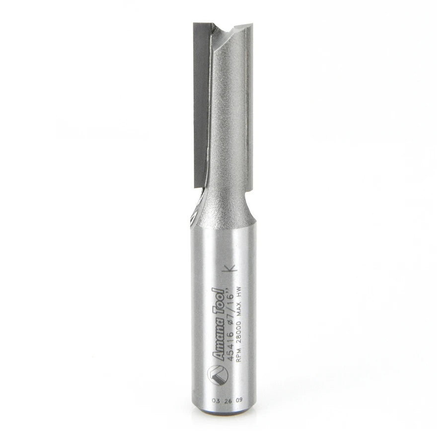 Amana Tool - 45416 - 2 FLUTE 7/16 DIA  1/2 SHANK