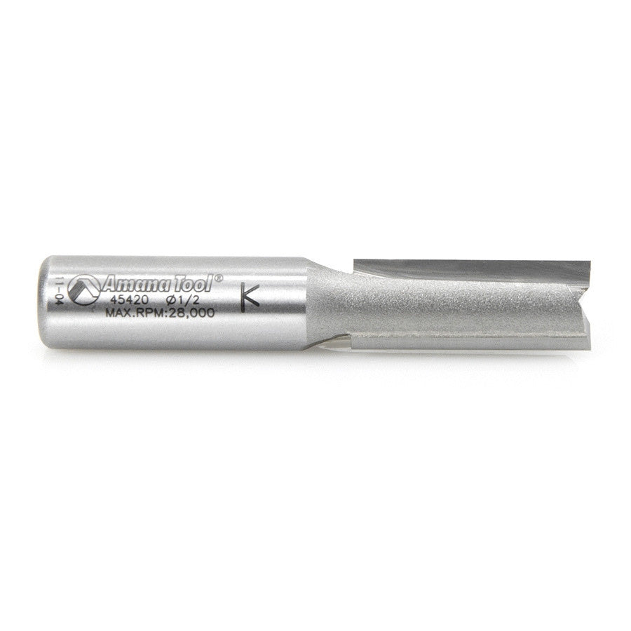 Amana Tool - 45420 - 2 FLUTE 1/2  DIA  1/2 SHANK