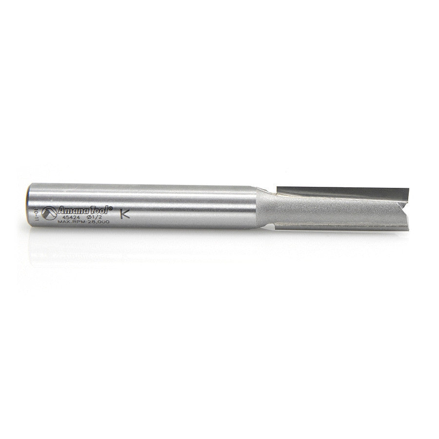 Amana Tool - 45424 - 2 FLUTE 1/2  DIA  1/2 SHANK