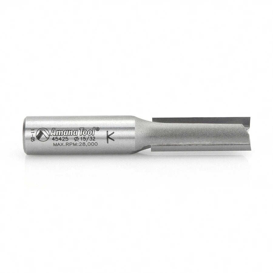 Amana Tool - 45425 - 2 FLUTE 15/32 DIA 1/2 SHANK