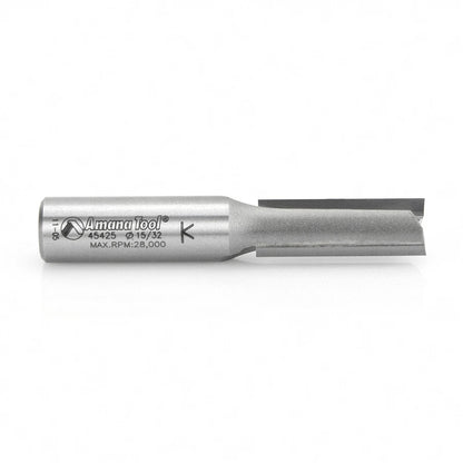 Amana Tool - 45425 - 2 FLUTE 15/32 DIA 1/2 SHANK