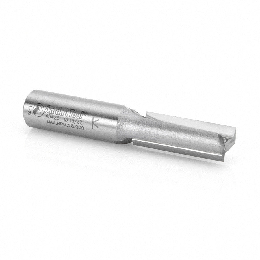 Amana Tool - 45425 - 2 FLUTE 15/32 DIA 1/2 SHANK