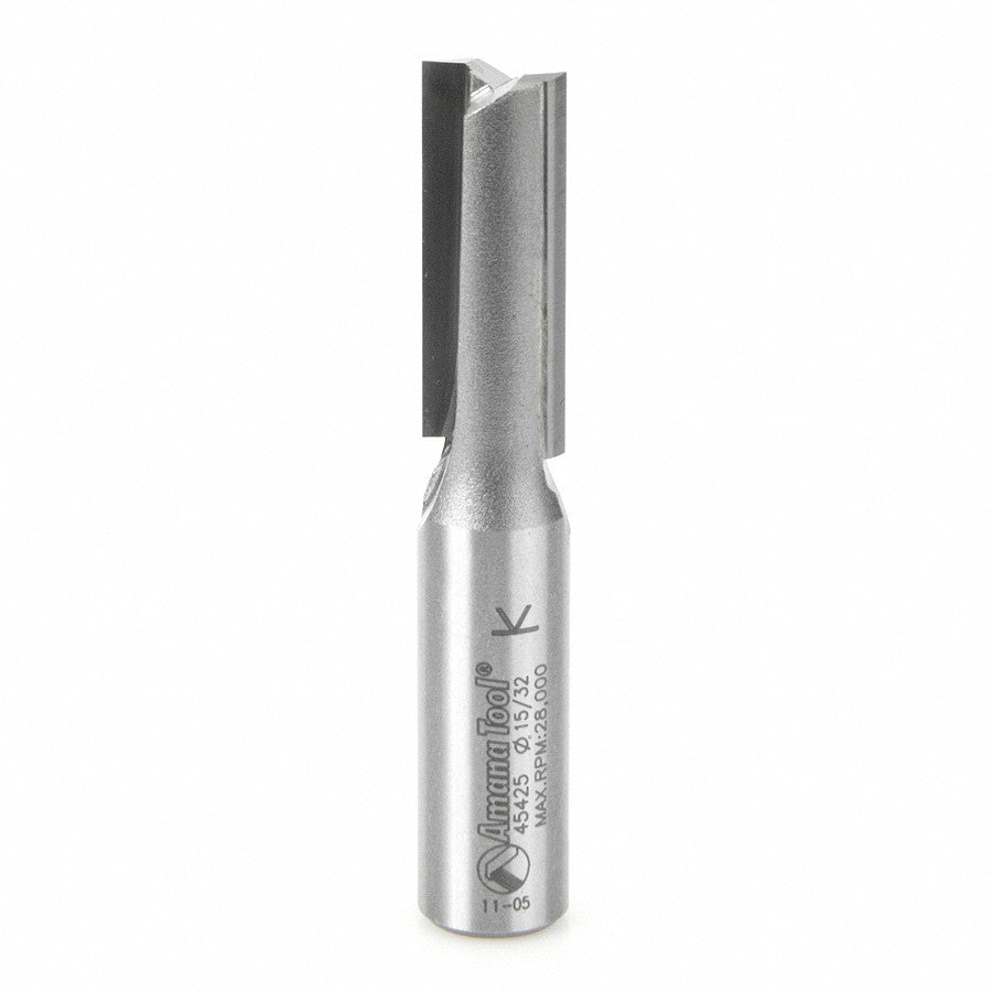 Amana Tool - 45425 - 2 FLUTE 15/32 DIA 1/2 SHANK