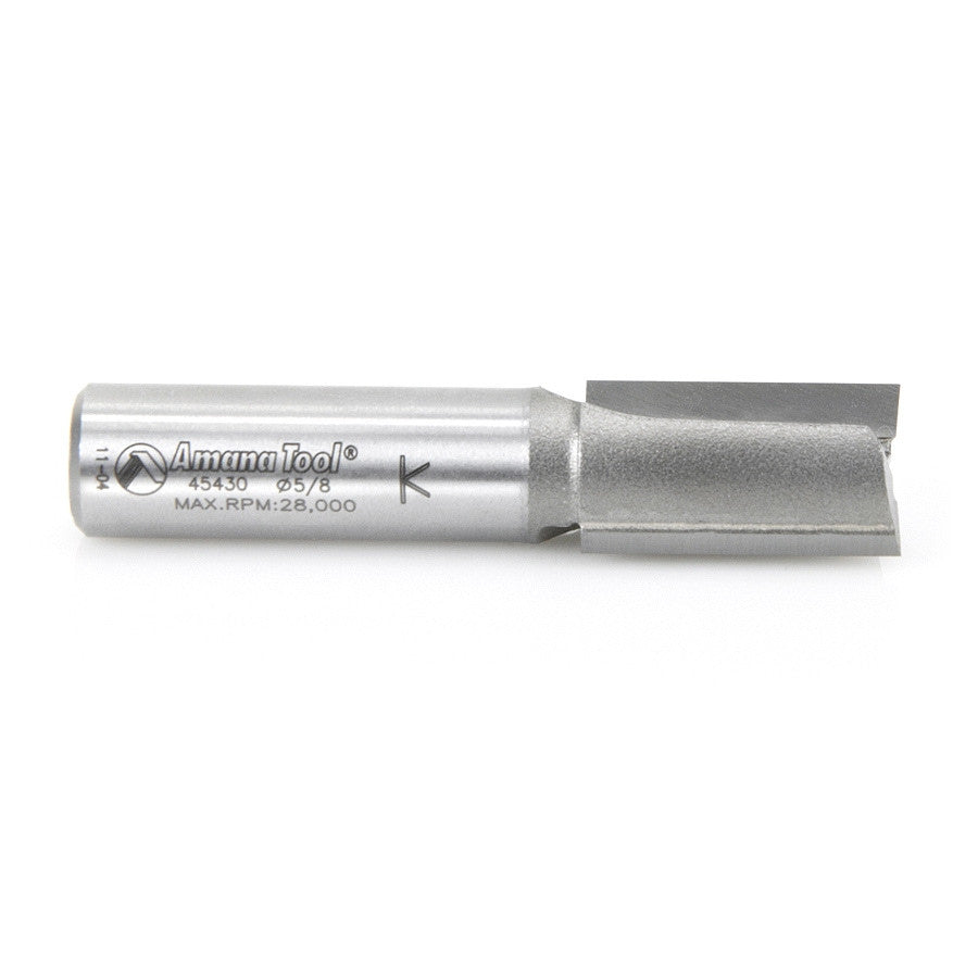 Amana Tool - 45430 - 2 FLUTE 5/8  DIA  1/2 SHANK