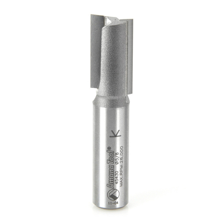Amana Tool - 45430 - 2 FLUTE 5/8  DIA  1/2 SHANK