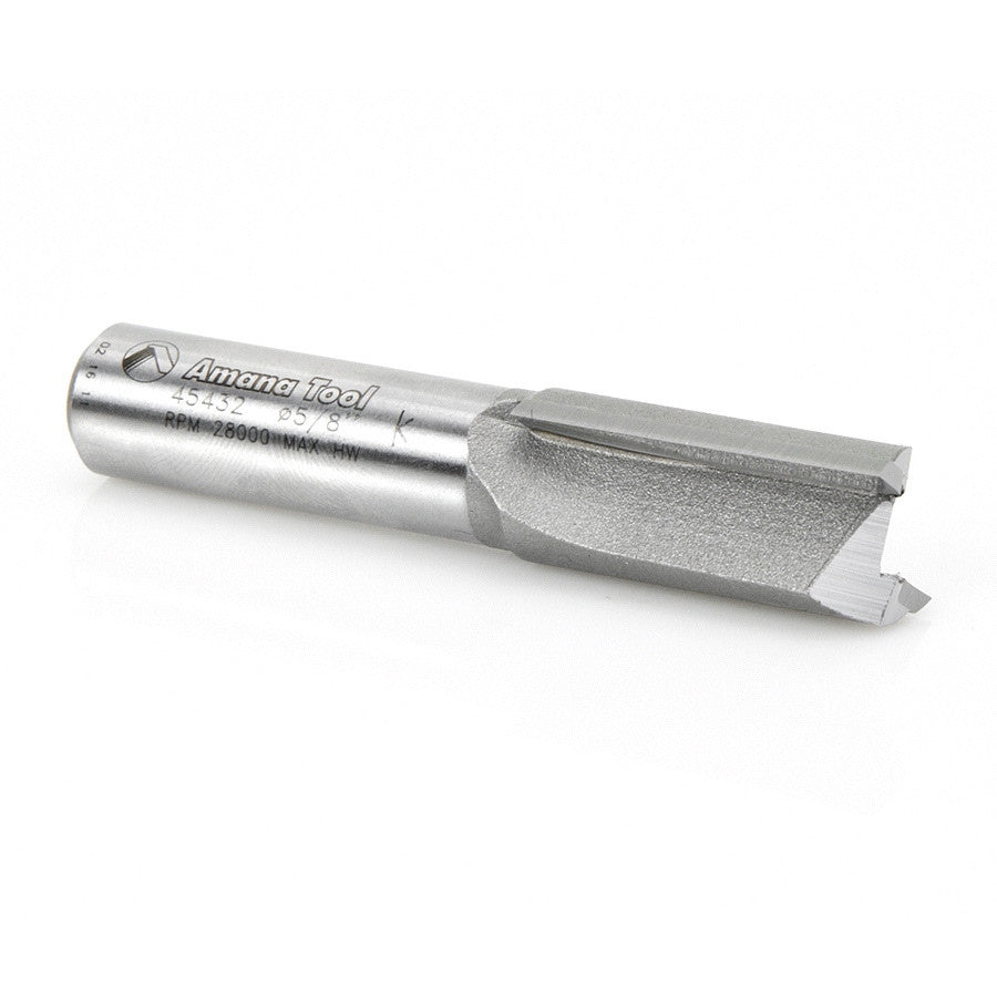 Amana Tool - 45432 - 2 FLUTE 5/8  DIA  1/2 SHANK