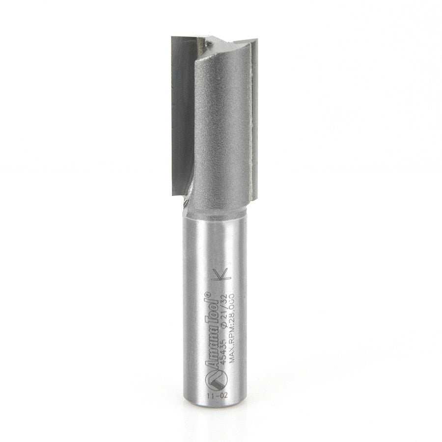 Amana Tool - 45435 - 2 FLUTE 21/32 DIA 1/2 SHANK