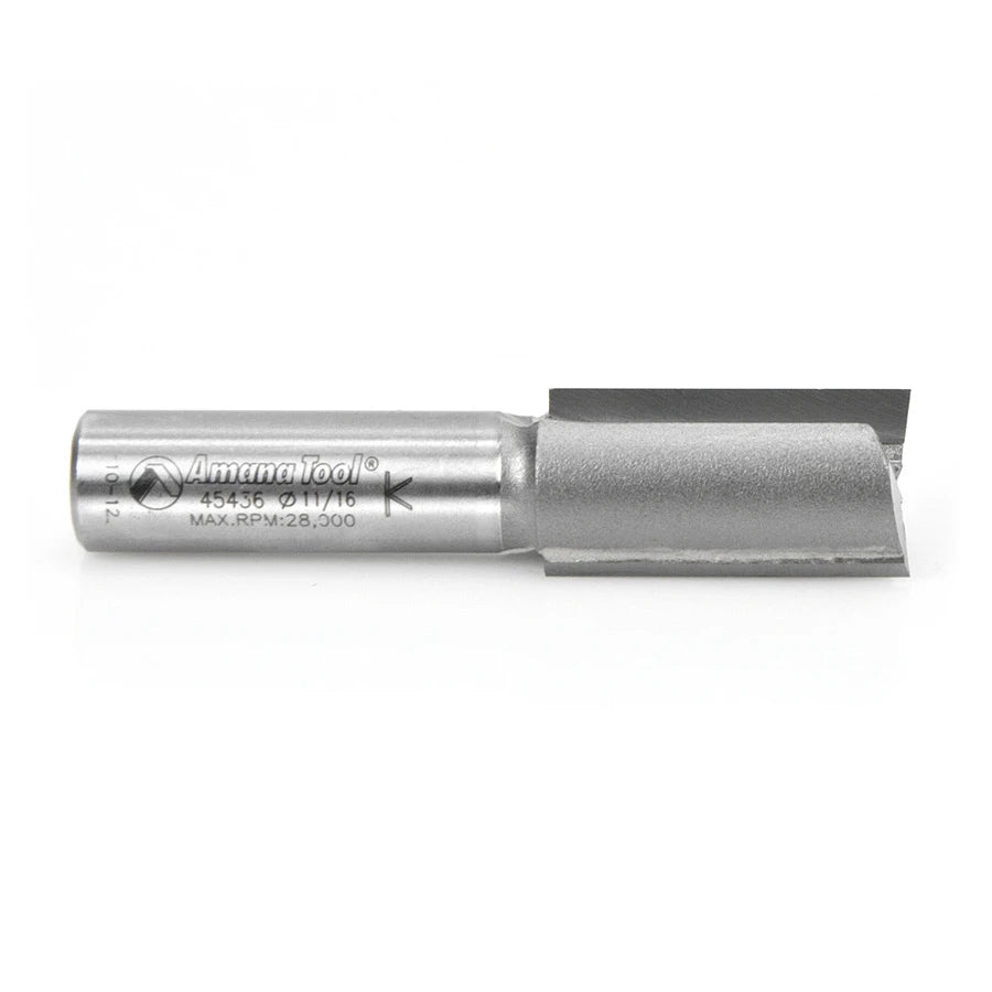 Amana Tool - 45436 - 2 FLUTE 11/16 DIA  1/2 SHANK