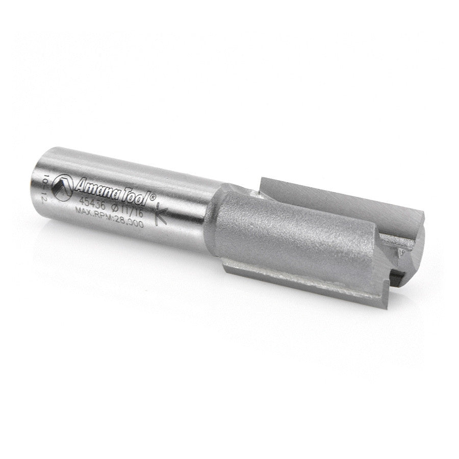 Amana Tool - 45436 - 2 FLUTE 11/16 DIA  1/2 SHANK