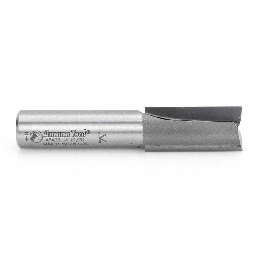Amana Tool - 45437 - 2 FLUTE 19/32 DIA.1/2 SHANK