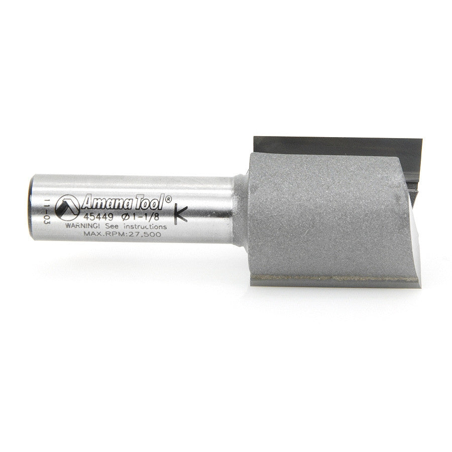 Amana Tool - 45449 - 2 FLUTE 1-1/8" DIA. 1/2 SHANK