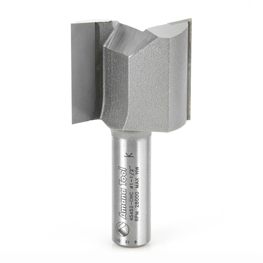 Amana Tool - 45452-CNC - 2 FLUTE 1-1/2"DIA 1/2"SHNK CNC