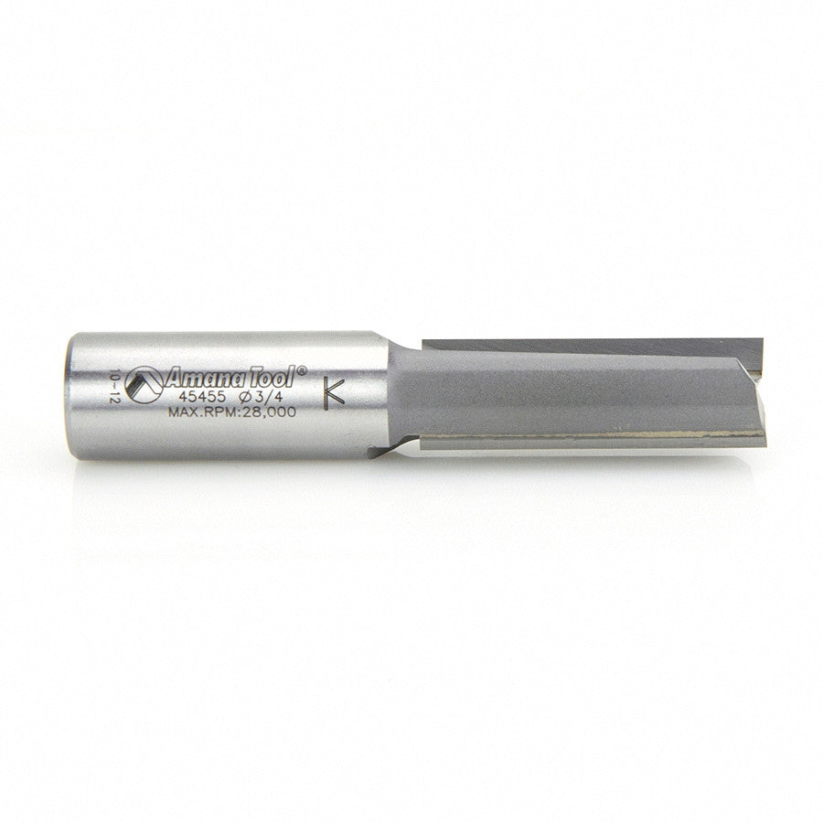 Amana Tool - 45455 - 2 FLUTE  3/4 DIA 3/4 SHANK R/H