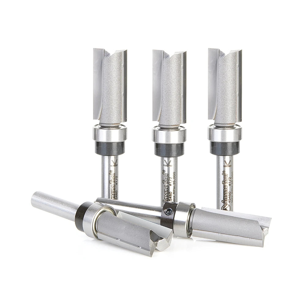 Amana Tool - 45460-5 - 5 PC PLUNGE 1/2 DIA X1/4 SHANK